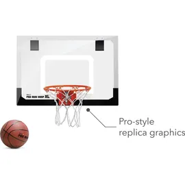 Sklz Pro Mini Basketballkorb fürs Zimmer mit Ball, Basketball Training, Mini Basketball, Mit Schutzpolster und Türhaken, Mehrfarbig, XL (58,4 x 40,6 cm)