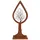 Badeko Metalldekoration Badeko Baum Toskana 140 x 55 x 20 cm rostbraun
