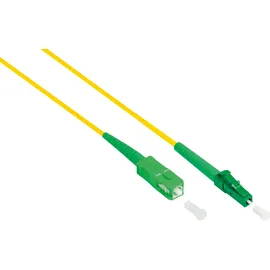 Good Connections Alcasa LW-S915LASA InfiniBand/Glasfaserkabel 15 m LC SC (APC) - Singlemode 9/125 - Lichtwellen-Leiter, Glasfaser-Kabel, Patchkabel für FTTH/FTTB/FTTx/FritzBox/Router -