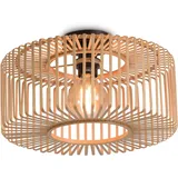 Good & Mojo Good&Mojo Deckenleuchte Bromo in Natur-hell E27 braun