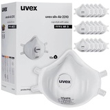 Uvex silv-Air classic 2310 8762310 Feinstaubmaske mit Ventil FFP3 D 15 St. EN 149:2001 + A1:2009 DIN