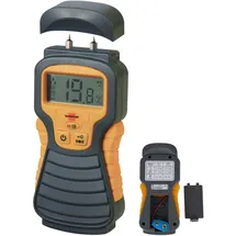 Brennenstuhl Feuchtigkeits-Detector MD (Feuchtigkeitsmessgerät/Feuchtigkeitsmesser für Holz oder Baustoffe, Holzfeuchtemessgerät mit LCD-Display)