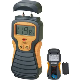 Brennenstuhl Feuchtigkeits-Detector MD (Feuchtigkeitsmessgerät/Feuchtigkeitsmesser für Holz oder Baustoffe, Holzfeuchtemessgerät mit LCD-Display)