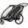 hauck Bike N Walk Duo Fahrradanhänger grau