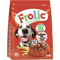 Frolic Hundefutter Rind, Karotten + Getreide 3 x 2,6 kg