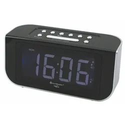 Soundmaster FUR4005 PLL UKW Funkwecker Radiowecker, Dual-Alarm, dimmbares Display