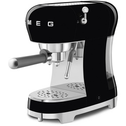 ECF02BLEU Espressomaschine mit Siebträger im 50er Jahre Retro Design