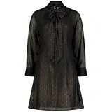 Cartoon Chiffonkleid Schwarz/Gold 42