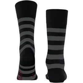 Falke Sensitive Mappd Line Sneakersocken Schwarz/Grau 43-46