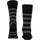Falke Sensitive Mappd Line Sneakersocken Schwarz/Grau 43-46