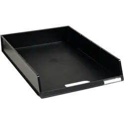 Exacompta 11014D 6x Briefablage C4 Plus Classic, 34,5 x 24,6 x 59 mm, ideal für Ihre Organisation, robust, stapelbar - schwarz
