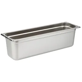 APS GN 2/4 Behälter, rostfreier Gastronormbehälter Edelstahl, Abmessungen 160 x 530 mm/Höhe 150 mm/Volumen 8,7 Liter