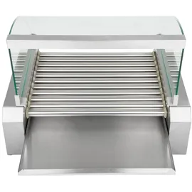 Royal Catering Hot Dog Grill - 11 Rollen - Edelstahl