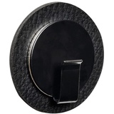 silwy einfach anziehend. silwy® Magnet-Haken "CLEVER" BLACK inkl. Metall-Nano-Gel-Pad BLACK - wiederverwendbar, flexibel einsetzbar und abwaschbar - perfekt für Camping, Caravaning und Boating