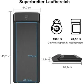 KINGSMITH WalkingPad A1 Pro Schwarz