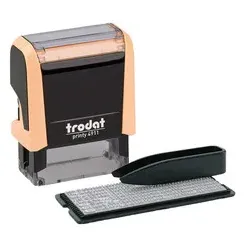 TRODAT Printy Stempel 4911 TM creme/sw 180856 4911TYPOPC Stempelset