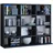 VCM Bücherregal Megosa Mini 102 x 23 x 83 cm Schwarz