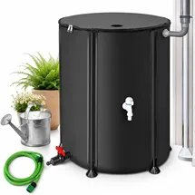 MuCoLa 500L Faltbarer Wasserspeicher 500 l Schwarz