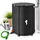 MuCoLa 500L Faltbarer Wasserspeicher 500 l Schwarz