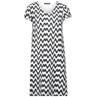 Betty Barclay Sommerkleid Dunkelblau/Weiß 40