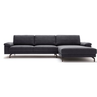 hülsta sofa Ecksofa hs.450 grau|schwarz 274 cm x 95 cm x 178 cm