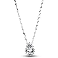 Pandora Funkelnde Birnen-Kranz Collier-Halskette Silber