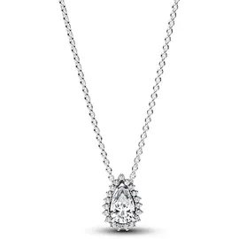 Pandora Funkelnde Birnen-Kranz Collier-Halskette Silber
