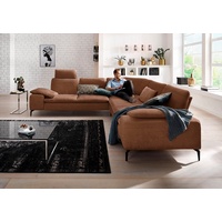 W.SCHILLIG Ecksofa valentinoo, Set, mit Sitztiefenverstellung, Breite 318 cm braun