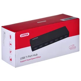 UNITEK Y-3184 Hub - Schwarz