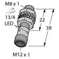 Turck Sensor bündig NPN, Schließer BI1,5-EG08K-AN6X-H1341