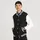 Just Hoods by AWDiS College Varsity Jacke Sweatshirt Oxford Navy/Heather Grey M
