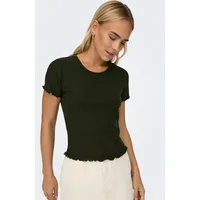 Only Rundhalsshirt "ONLEMMA S/S SHORT TOP NOOS JRS", Damen,