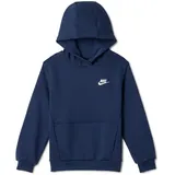 Nike Sportswear Club Fleece Hoodie Kinder 410 midnight navy/white M 137-147 cm