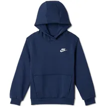 Nike Sportswear Club Fleece Hoodie Kinder 410 midnight navy/white M 137-147 cm