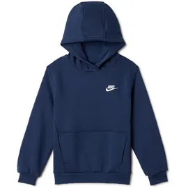 Nike Sportswear Club Fleece Hoodie Kinder 410 midnight navy/white M 137-147 cm