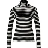 s.Oliver Gestreiftes Longsleeve im Slim Fit mit Rollkragen - 44