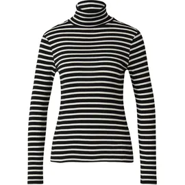 s.Oliver Gestreiftes Longsleeve im Slim Fit mit Rollkragen - 44