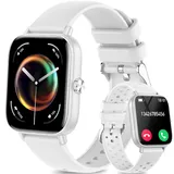 Smartwatch für Damen (Annehmen/Tätigen von Anrufen), 4,6 cm (1,8 Zoll) HD-Touchscreen, Fitnessuhr mit Herzfrequenz-SpO2-Schlafmonitor, über 100 Sportmodi, IP68 wasserdichter Schrittzähler Smartwatch