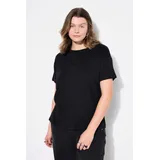 Studio Untold Basic-Shirt Schwarz 46/48