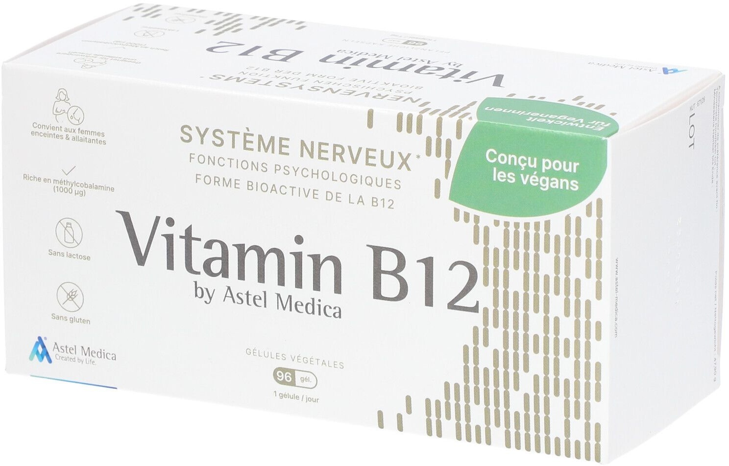 SYSTEME NERVEUX Vitamine B12 96 pc(s) capsule(s)