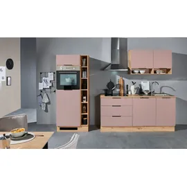 BASIC by Balculina Küchenzeile BASIC Oskar 270 cm rosa