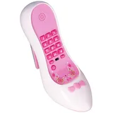 Schnurgebundenes Telefon, High Heel Aussehen, Neuheit Lustig Geformtes Festnetz, Telefone Möbeldekoration für Liebhaber Freunde Geschenke (weiße Grundierung)