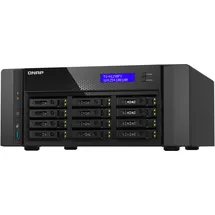 QNAP TS-h1290FX Leergehäuse Schwarz
