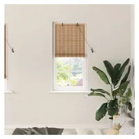 vidaXL Rollo 60 x 220 cm Bambus/Hellbraun
