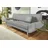 Home Affaire 3-Sitzer HOME AFFAIRE "Saltare elegant & komfortabel, toller Designfuß, bequem, Breite 205cm", grau, B:205cm H:78cm T:82cm, Kunstleder SOFTLUX;Luxus-Microfaser ALCAZAR (100% Polyester);Feinstruktur (100% Polyester), Sofas