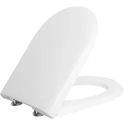 WC-Sitz Laco, Softclose, aus Duroplast, Edelstahlscharnier, weiß - 93 102 54