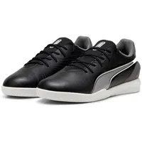 Puma King Match IT Jr Puma Black-Puma White-Cool Dark Gray 38
