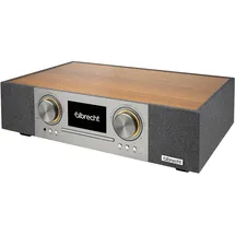 Albrecht DR 1000 All-in-One Soundsystem braun/silber
