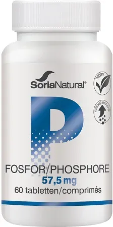 Soria Natural Phosphor 57,5mg Nahrungsergänzungsmittel 60 Tabletten