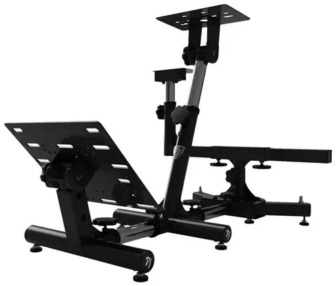 Velocità - gaming chair wheel/pedals stand - metal - black Gaming Stuhl Rad / Pedale stehen - Metall